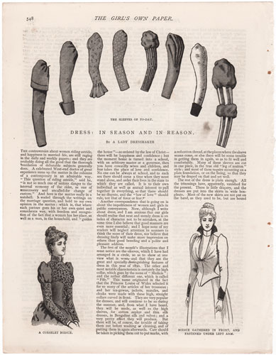 original engravings from The Girl's Own Paper (1888-1890)